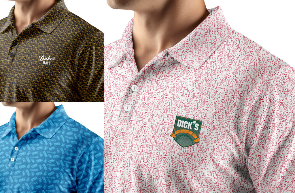 Dick's Logo on the Polo T-Shirt Fairway Brands